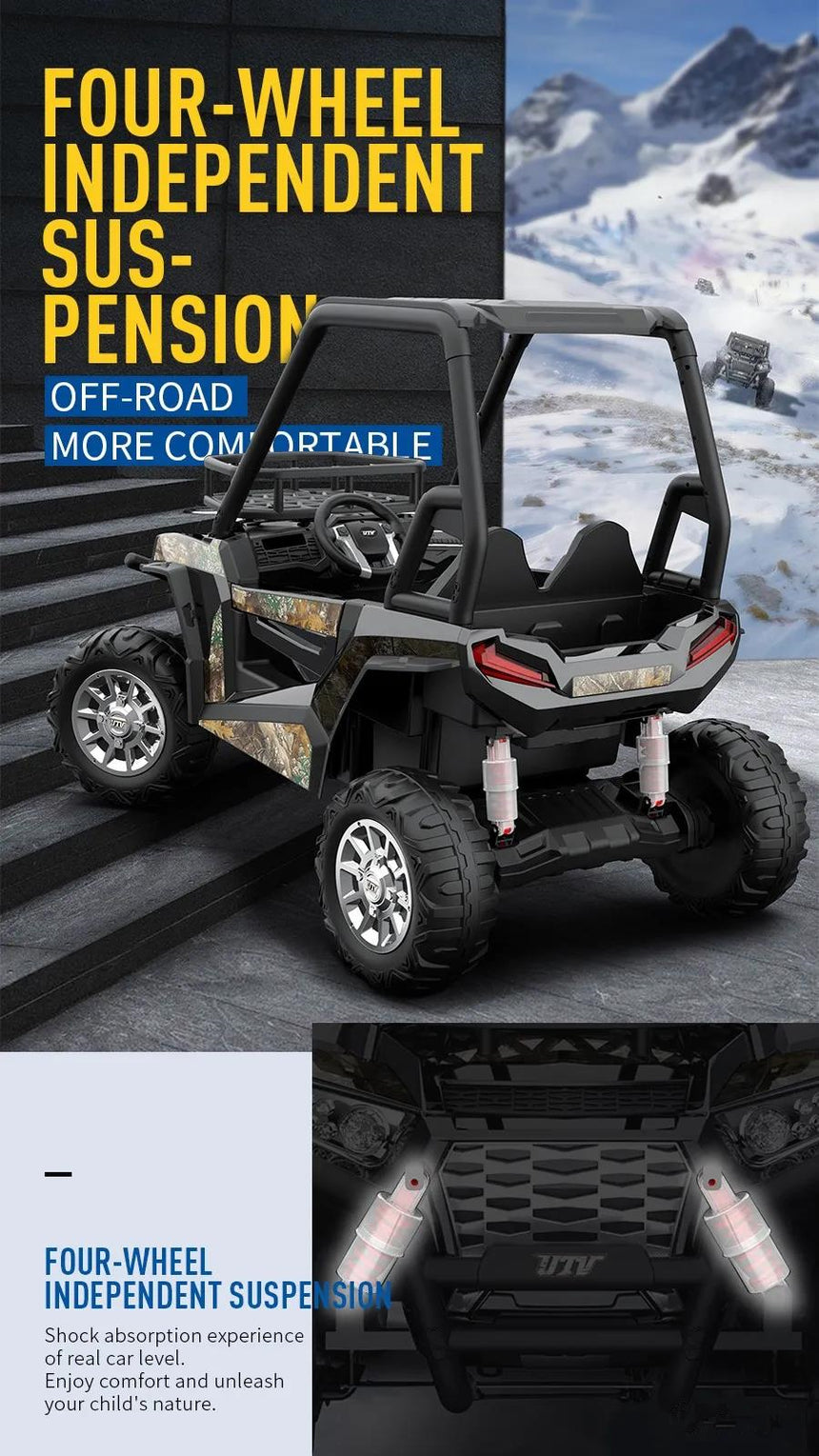 ALL 4 KIDS 24V Beach Buggy Electric Ride On Toy - Green