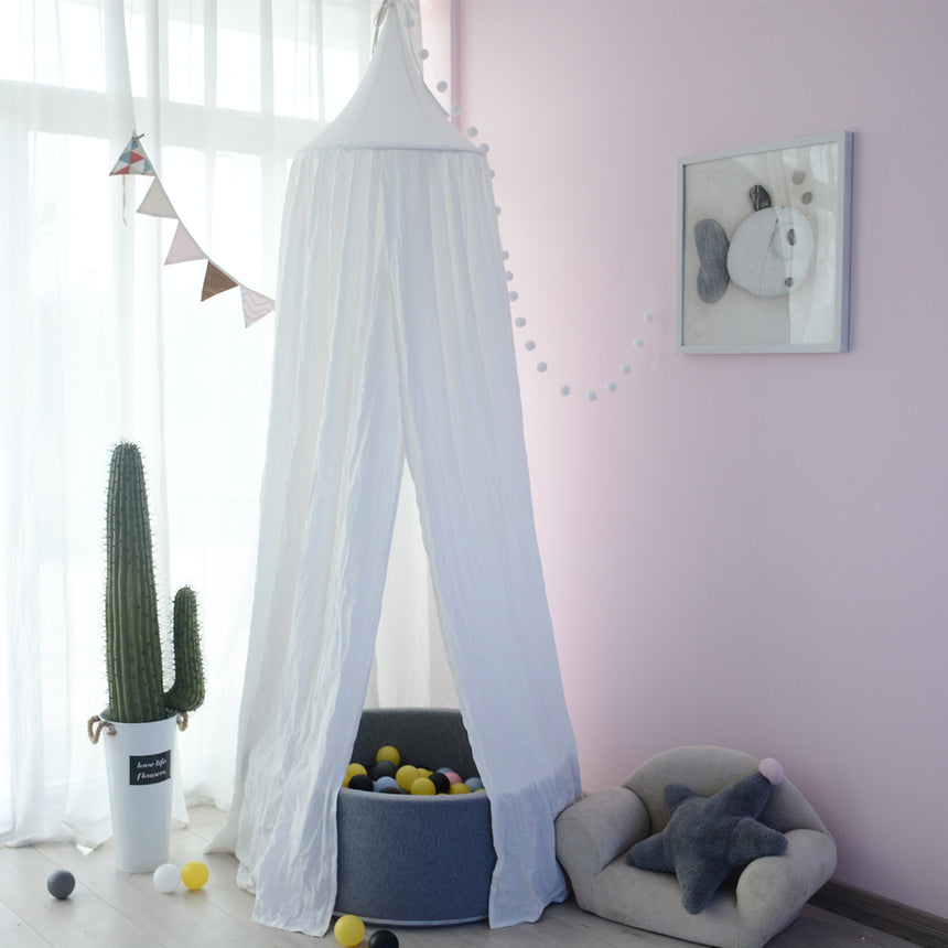 ALL 4 KIDS Aubrey Nursery Canopy - White