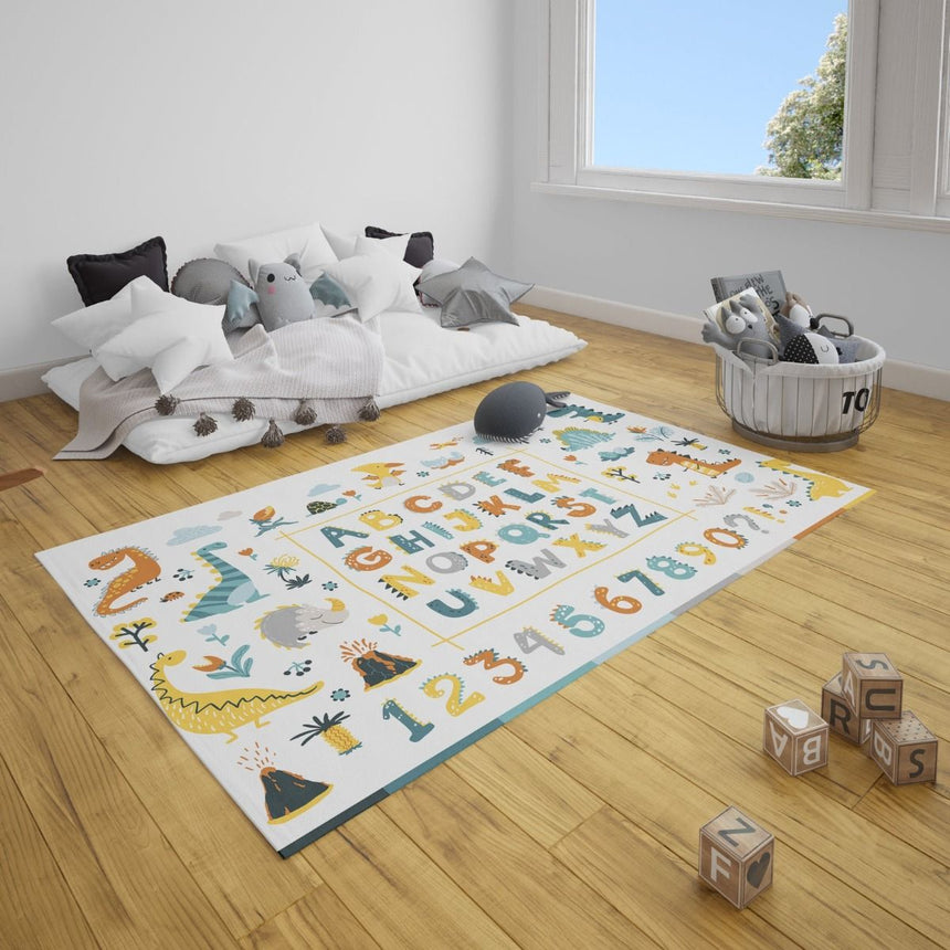 All 4 Kids Dino Alphabet Rug
