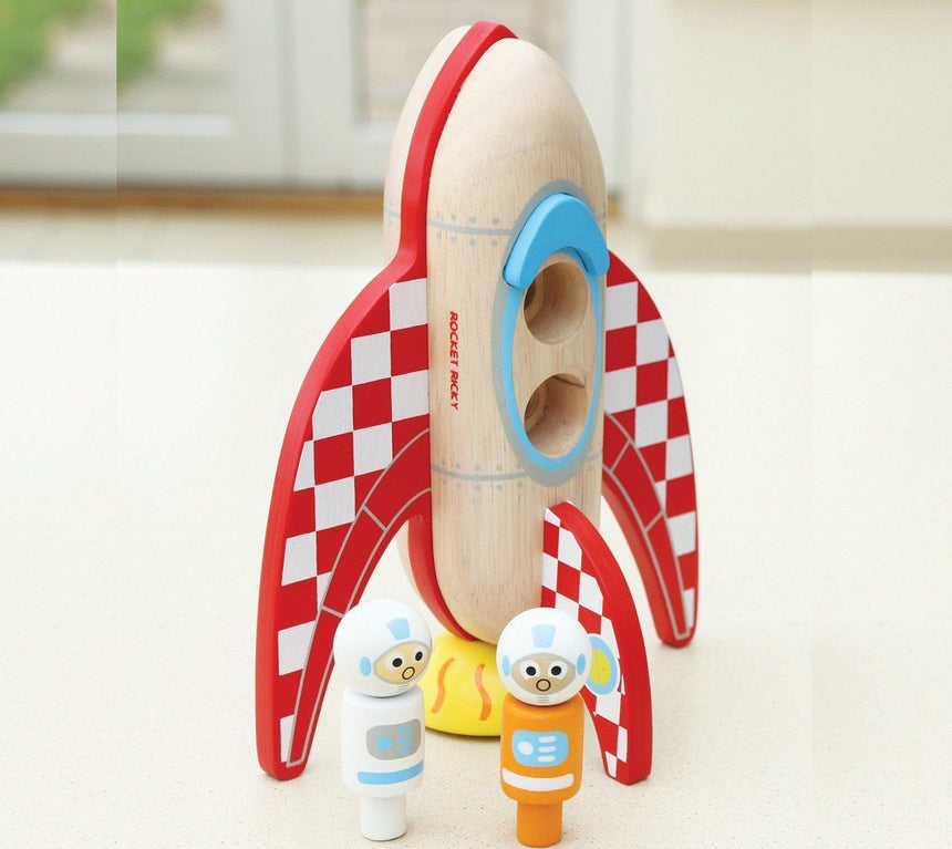 Indigo Jamm Wooden Rocket Ricky