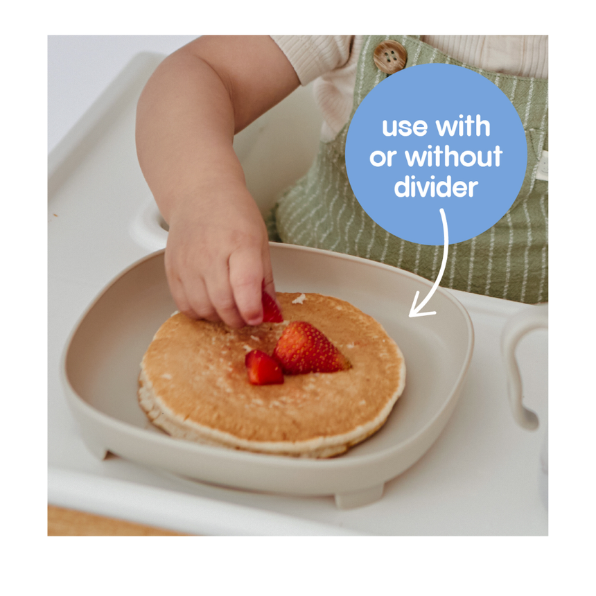 B.Box Silicone Plate + Lid - blush