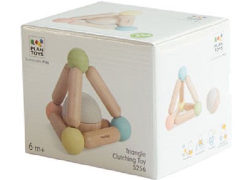 Plan Toys Triangle Clutching Toy Pastels