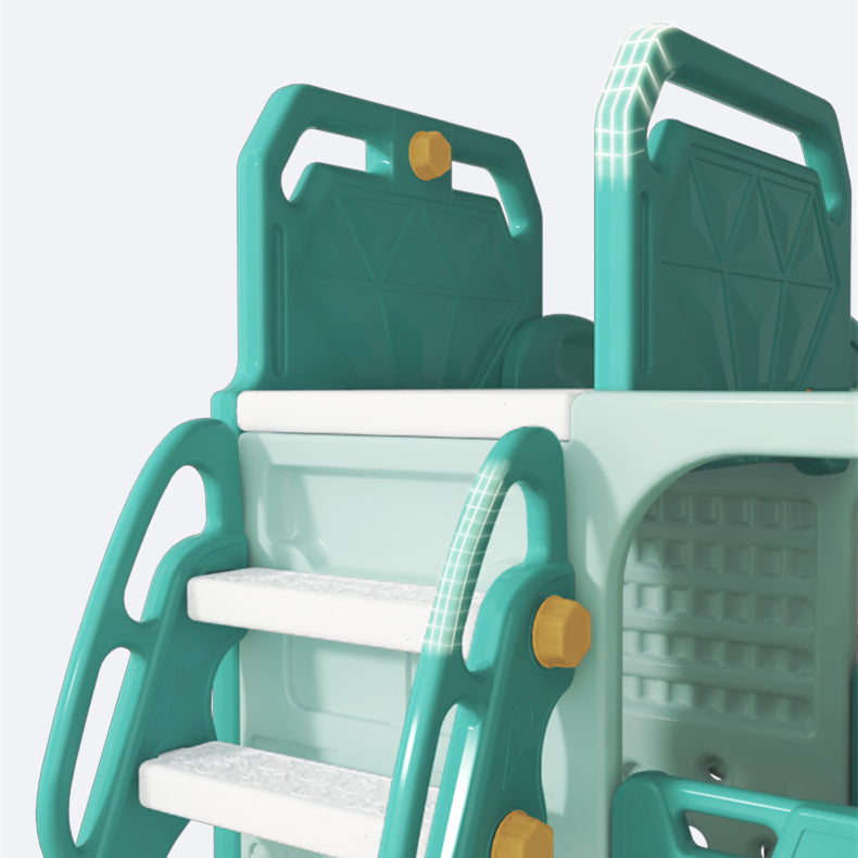 ALL 4 KIDS Lucas  Baby Slider and Swing Play Center with Bus - White