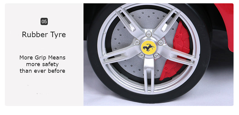 Rastar Licensed Ferrari 458 Foot To Floor Push Car