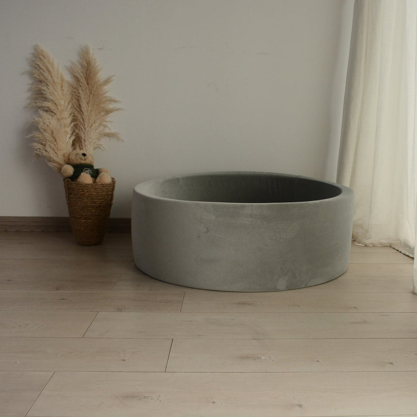 Joy Baby Alexander Grey Round Ball Pit