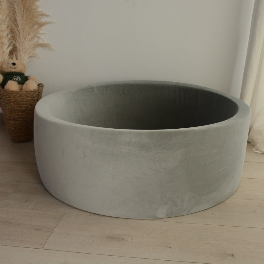 Joy Baby Alexander Grey Round Ball Pit