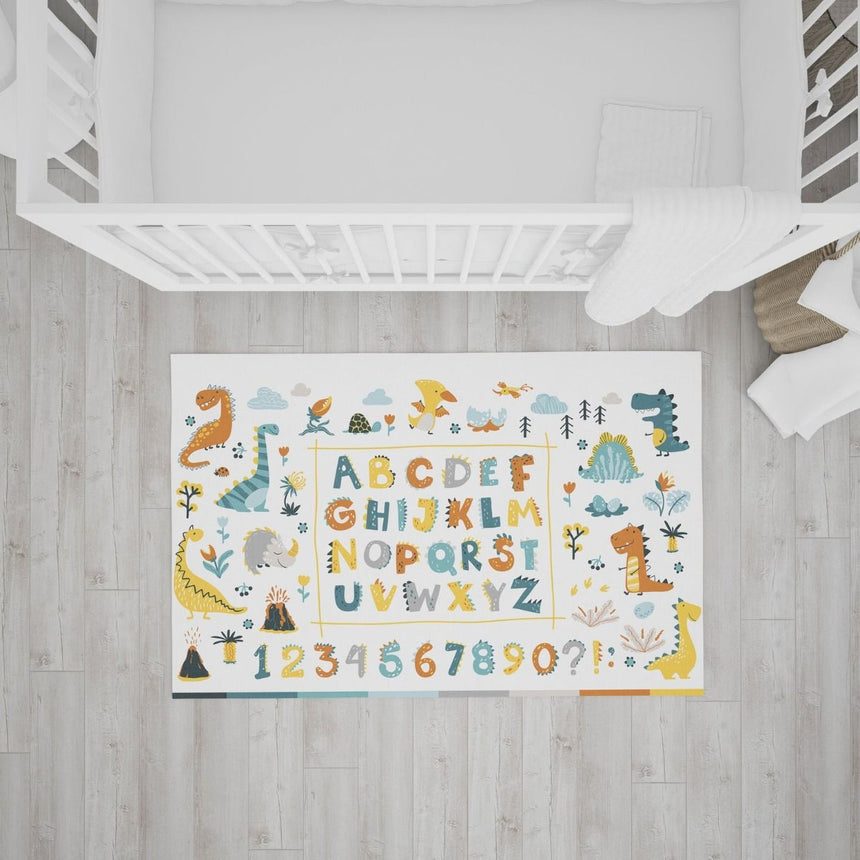 All 4 Kids Dino Alphabet Rug