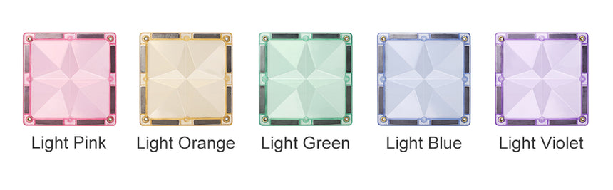 MNTL Pastal Magnetic Tile 108 Pcs