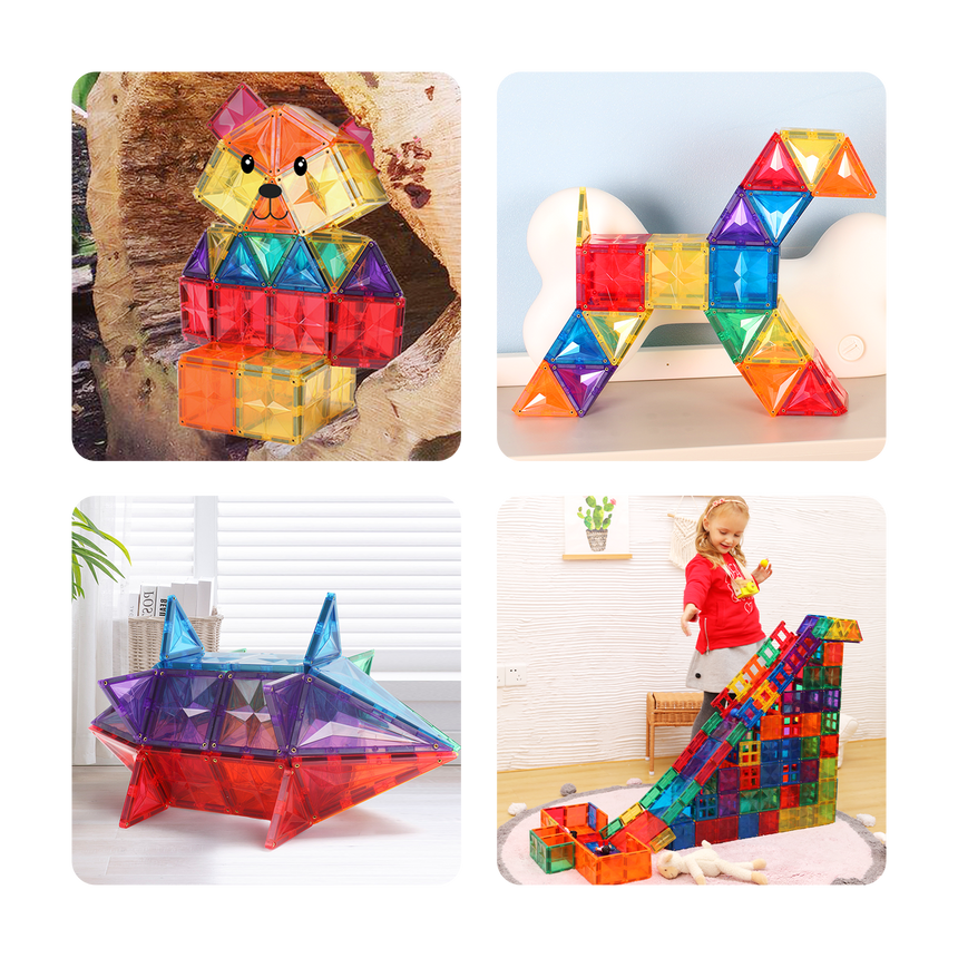 MNTL Classic Star Magnetic Tile 120 Pcs Set