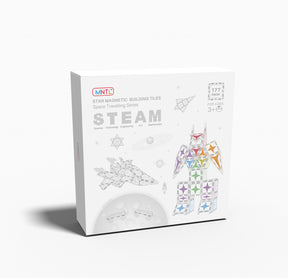 MNTL Classic Space Travelling Magnetic Tile Set 177 Pcs