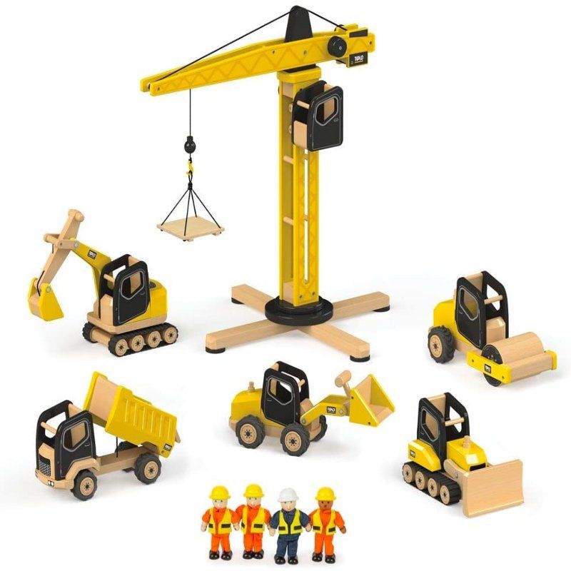 Tidlo Wooden Construction Toy -  Front End Loader