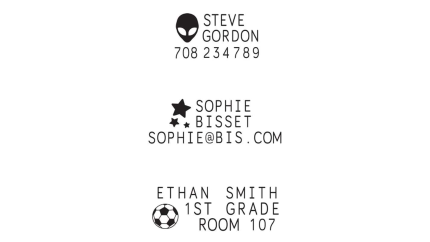 Mine Stamp -Personalized Name Stamp