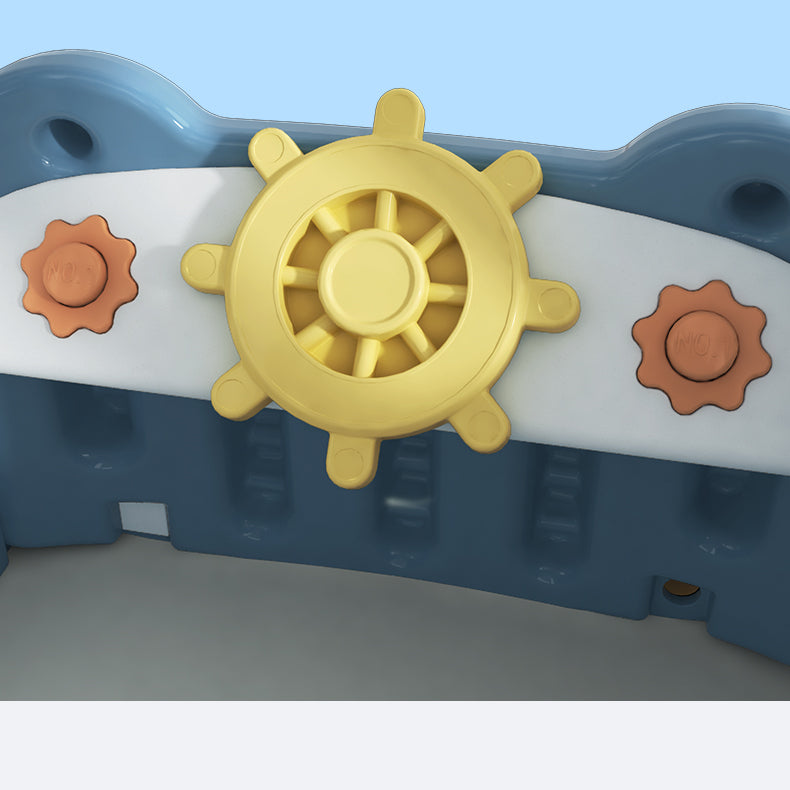 ALL 4 KIDS Lucas  Baby Slider and Swing Play Center with Bus - White