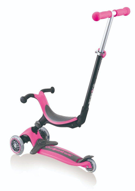 Globber Go Up Plus Foldable Scooter - Pink